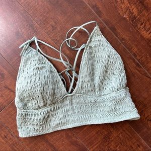 Victorias Secret Pink seafoam green bralette Medium